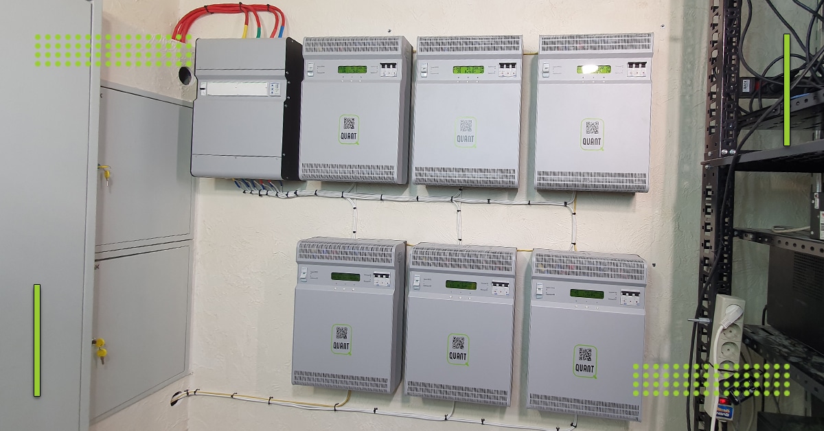 Quant-108: трифазний стабілізатор напруги | монтаж в клубі Split