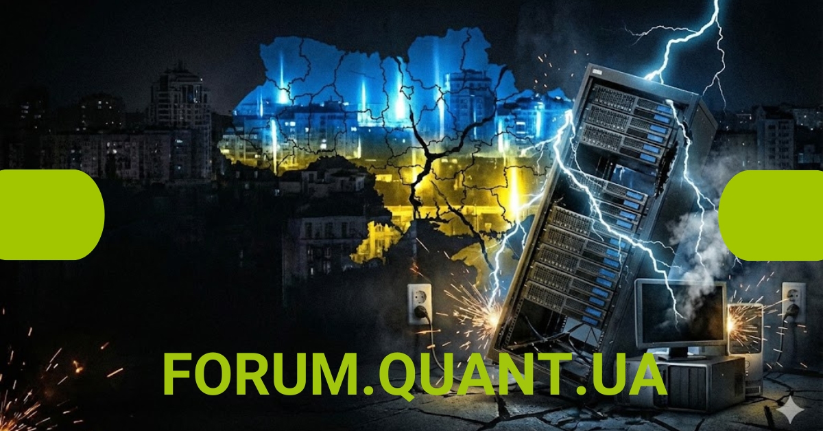 Форум Quant: Небезпека перебоїв електропостачання для техніки - QUANT.UA Official